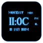 Roman Digital Clock Lwp