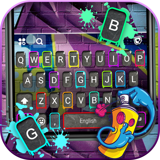 Graffiti Street Wall Keyboard 