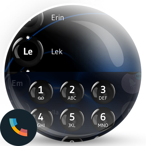 Theme Dialer Spheres BlackBlue