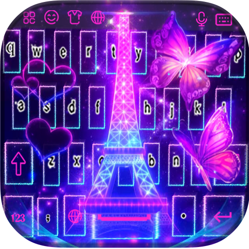 Paris Eiffel Tower keyboard