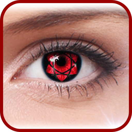 Sharingan Eye Photo Effect