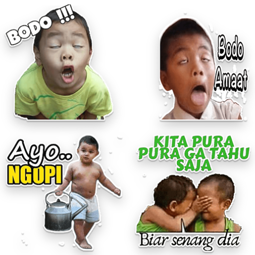 Kumpulan Stiker WA Lucu