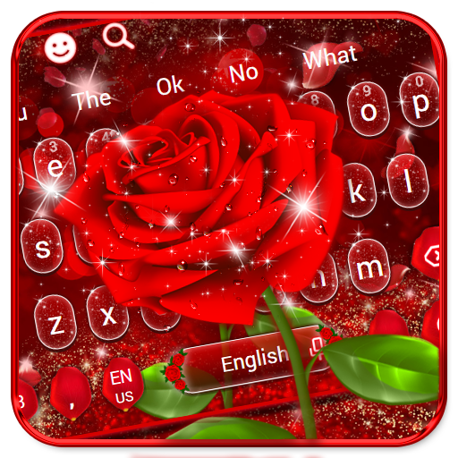 Romantic Red Rose Keyboard