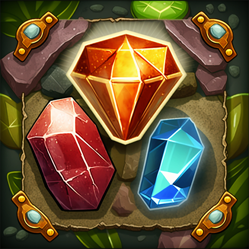 Jewels Dino Age:Match-3 Puzzle