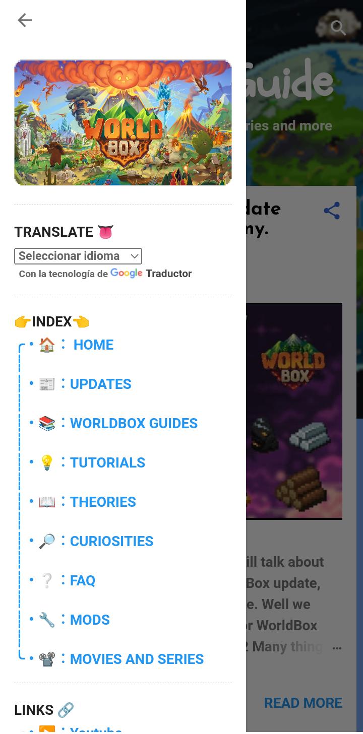 Скачать Guide For WorldBox In English на ПК | Официальный представитель  GameLoop