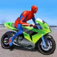 Spider Superhero Bike Stunt 3D
