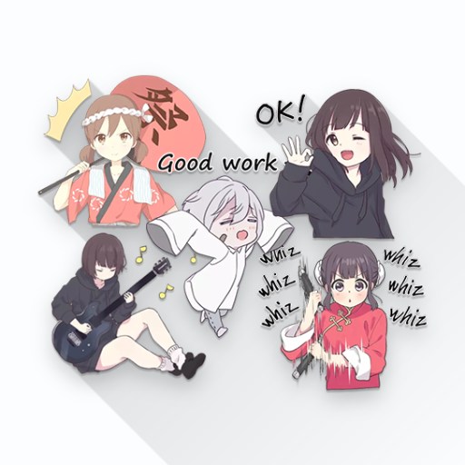 Chat Sticker WA Menhera Chan WAStickerApps