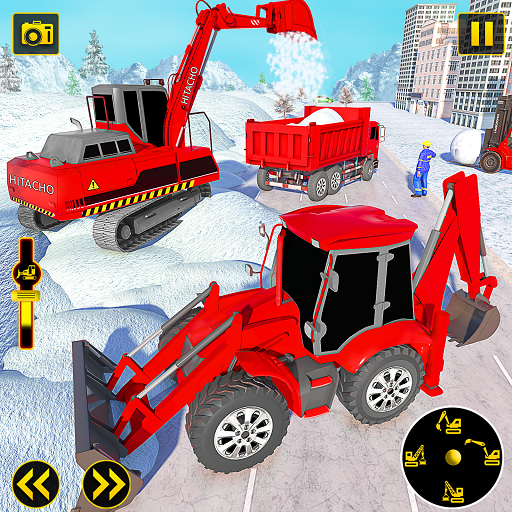 City Construction Snow Game 3D