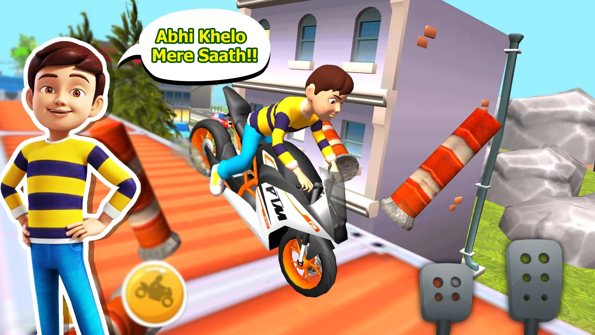 Download Rudra Bike Game 3D android on PC