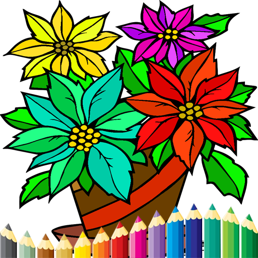 Flowers Coloring Book