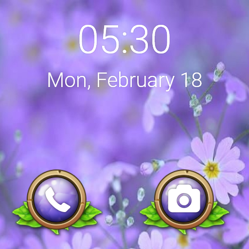 Flower Lock Screen