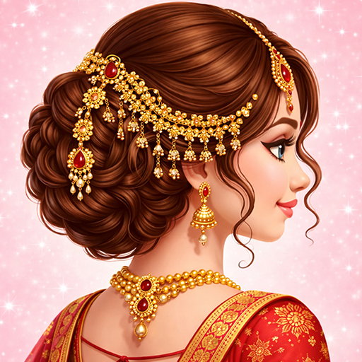इंडियन ब्राइडल साड़ी सैलून गेम