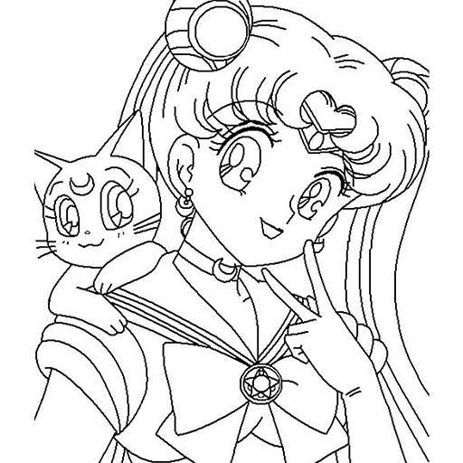 着色 Sailor Moon