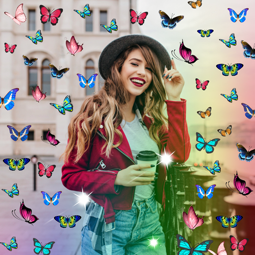 My Photo Butterfly Background 
