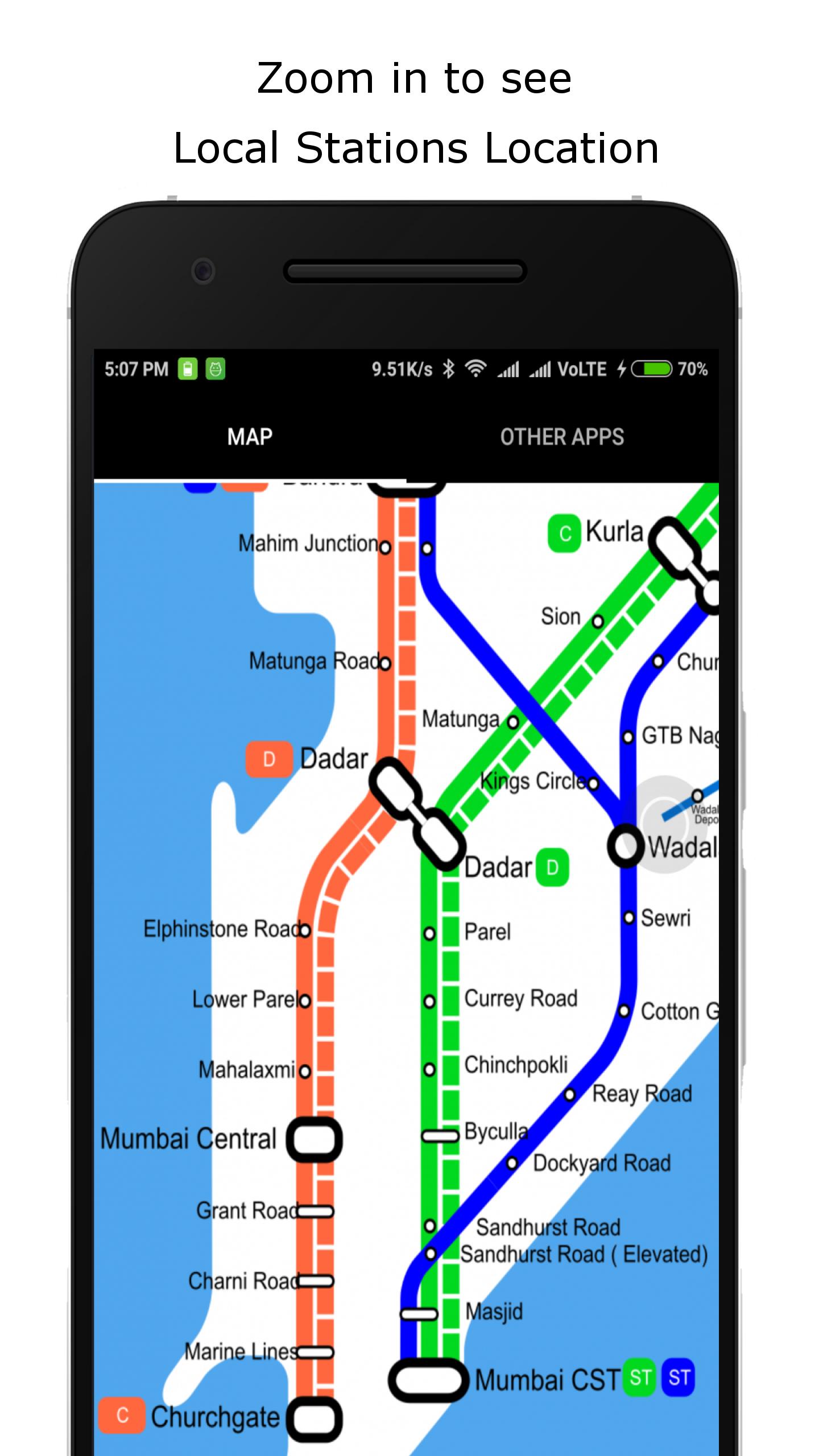 Download Mumbai Local Train Map android on PC