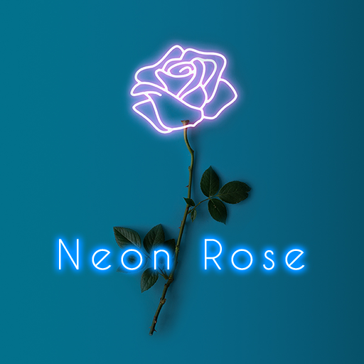 Hình nền xinh xắn　Neon Rose