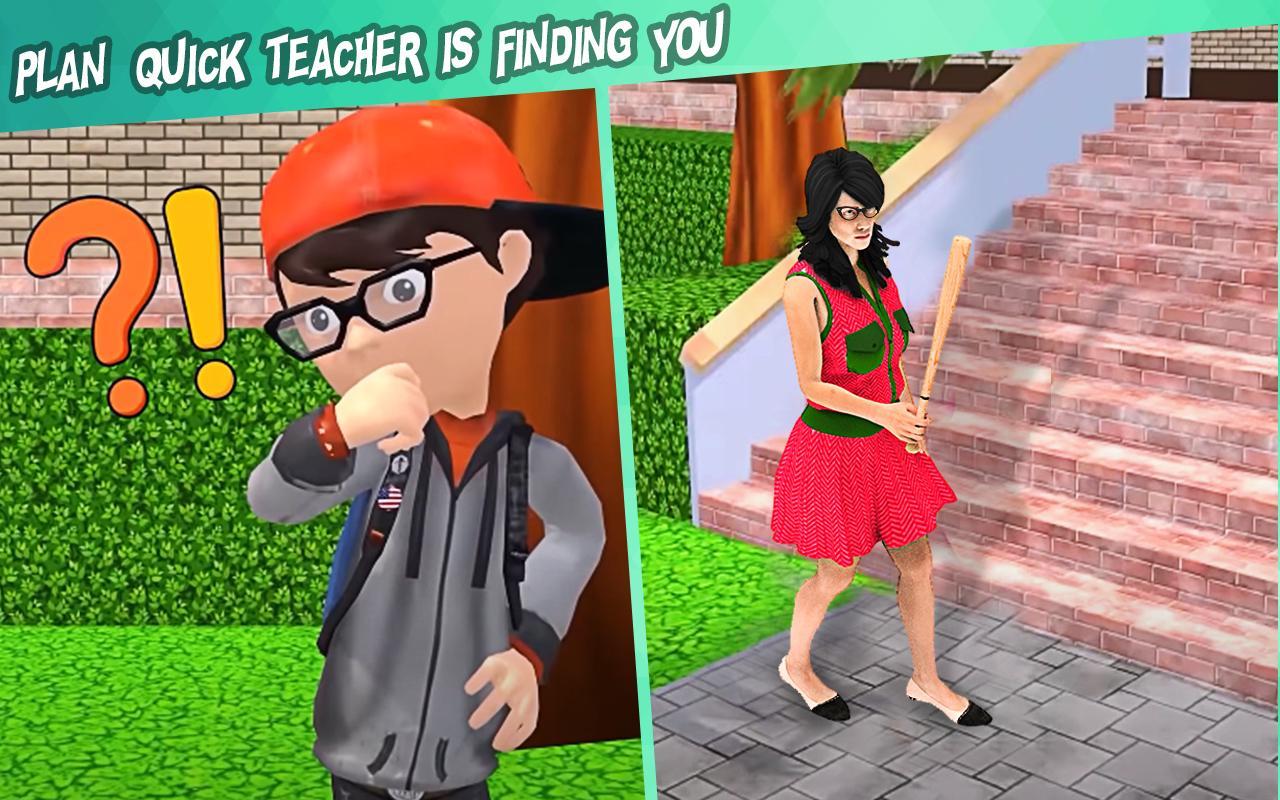 Скачать Crazy High School Scary Teacher : Evil Teacher 3D на ПК |  Официальный представитель GameLoop