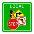 Road Sign Bingo USA (Local Route)