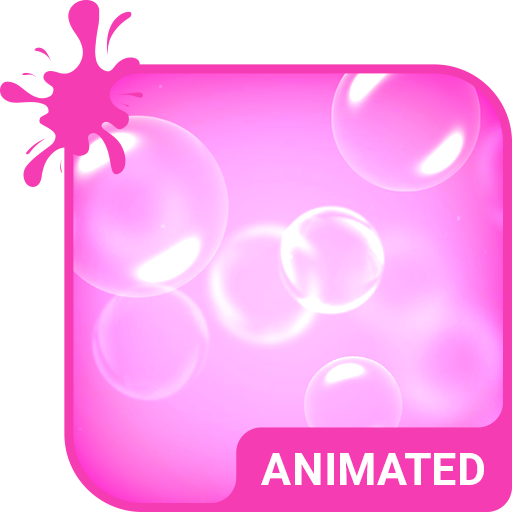 Pink Bubbles Wallpaper
