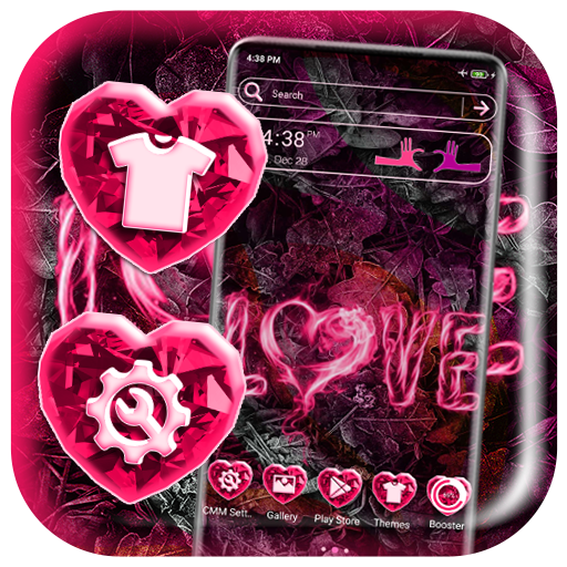 Love Flame Pink Theme