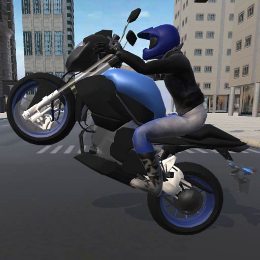 Jogo de moto com grau e corte