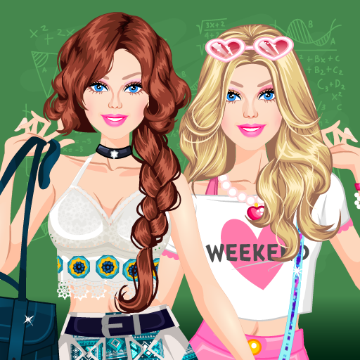 College Dress Up! Girl Games