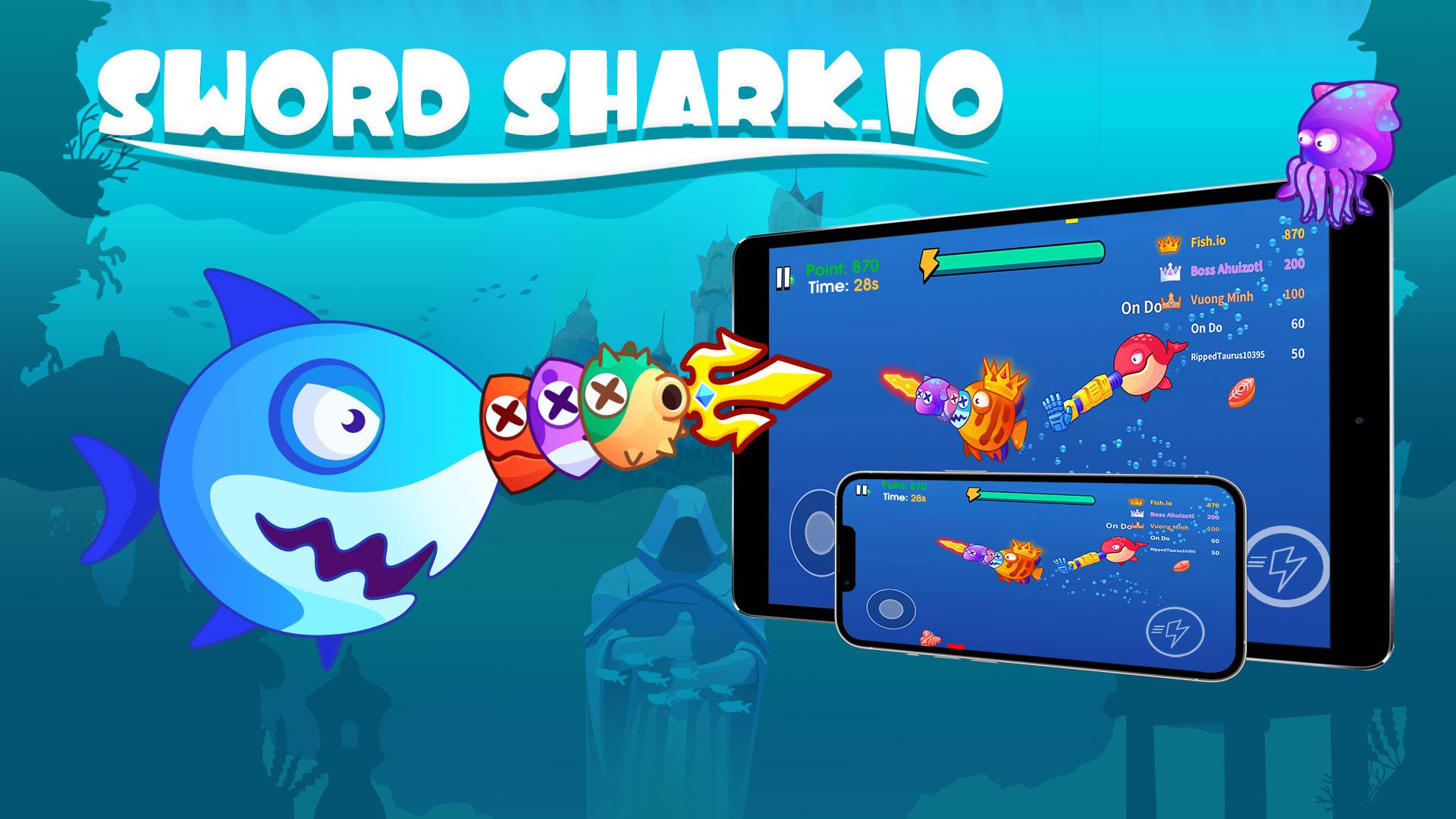 Скачать Sword Shark.io - Hungry Shark на ПК | Официальный представитель  GameLoop