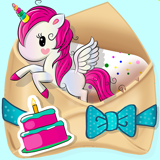 Unicorn Birthday Party Invites