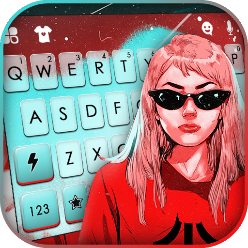 Fundo do Teclado Cyberpunk Gir