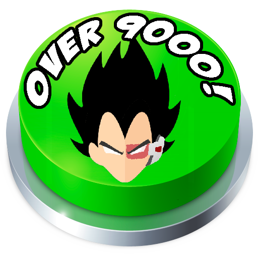 It's over 9000 Button