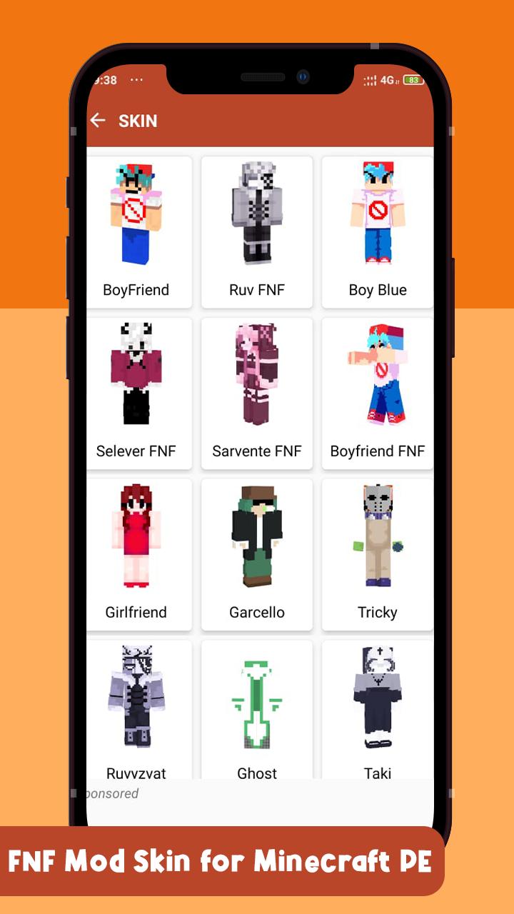 Download FNF Mod Skin for Minecraft PE android on PC