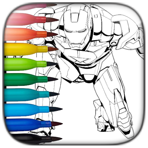 Superhero Coloring Pages