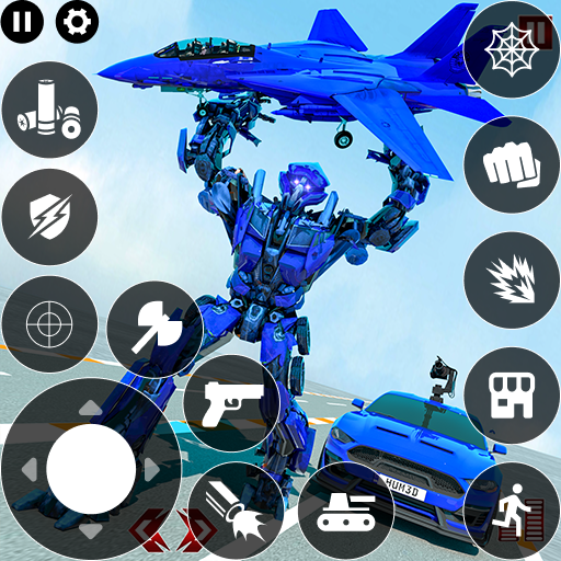 スーパーロボット ゲーム - 飛ぶ車 シューティングゲーム