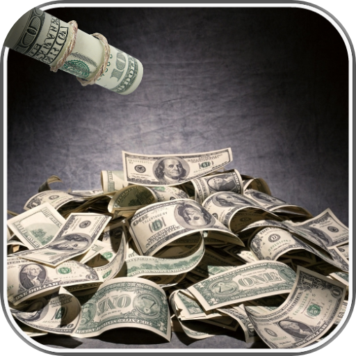 Falling Dollars 3D Wallpaper