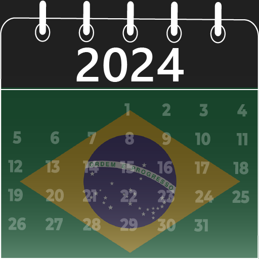 calendário 2024 com feriados