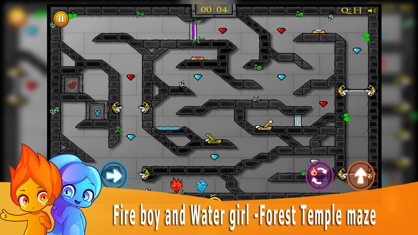 Скачать Fire boy and Water girl -Forest Temple maze на ПК | Официальный  представитель GameLoop