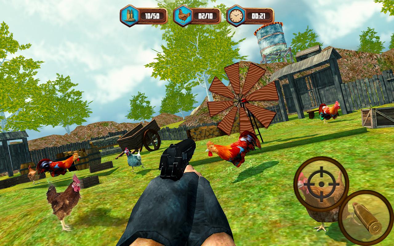 Скачать Bird Hunting Chicken Shooter на ПК | Официальный представитель  GameLoop