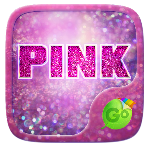 Pink Glitter GO Keyboard Theme