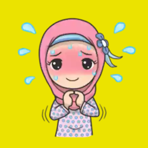 Hijab Girls Stickers for WA