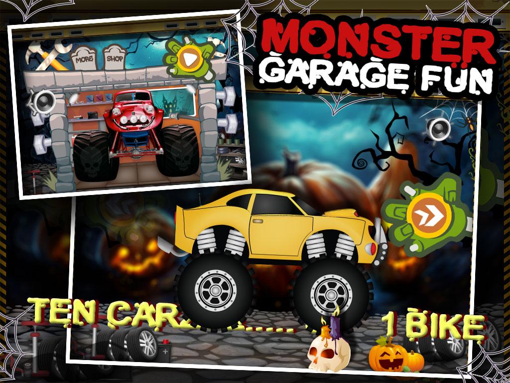 Скачать Монстр Car Garage Fun на ПК | Официальный представитель GameLoop