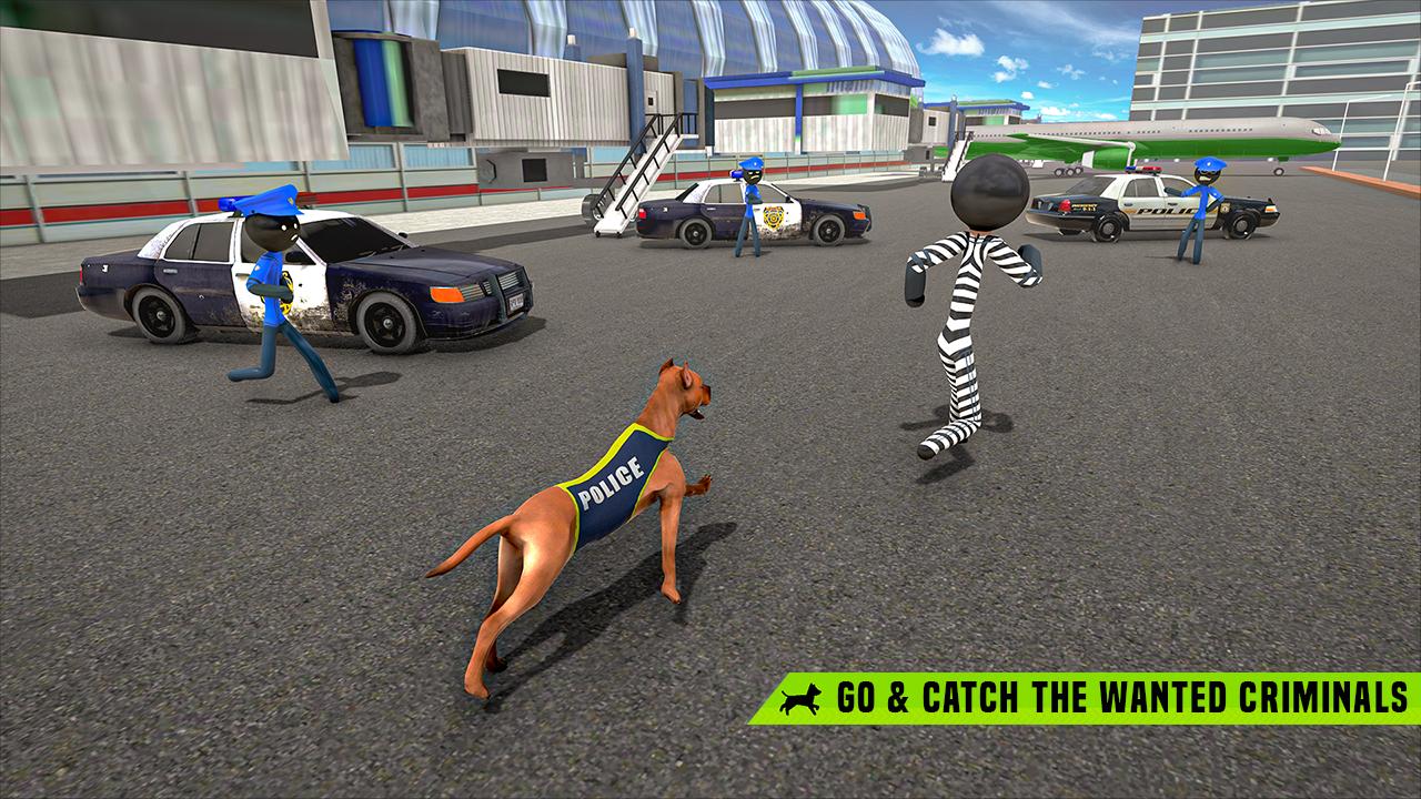 Скачать Stickman Police Dog Chase на ПК | Официальный представитель GameLoop