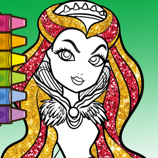 Princess Glitter Coloring Book