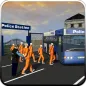 Coach Bus Police Transport 3D