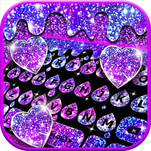 Galaxy Drop Heart keyboard