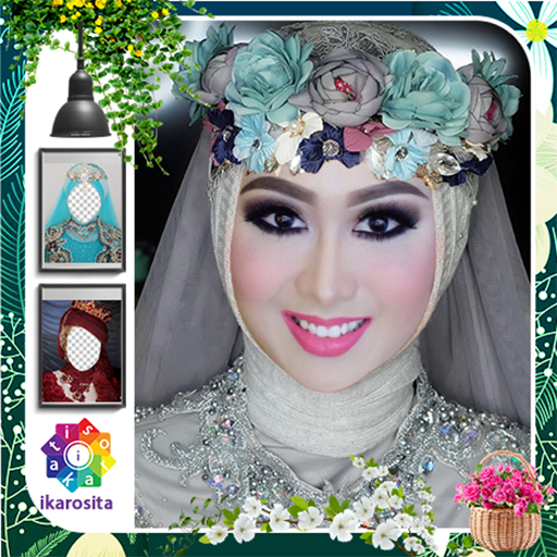 Hijab Pernikahan Editor Frames
