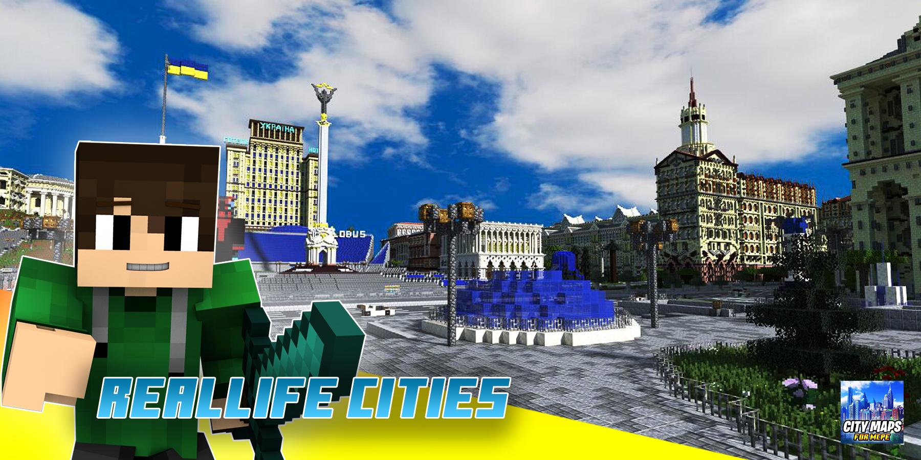 Скачать City Maps for Minecraft PE на ПК | Официальный представитель  GameLoop