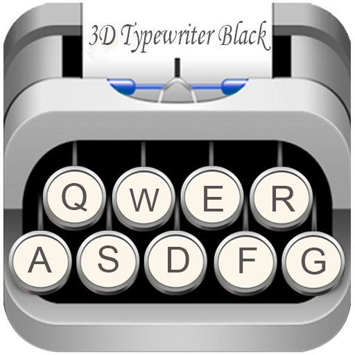 3D Typewriter Black & White