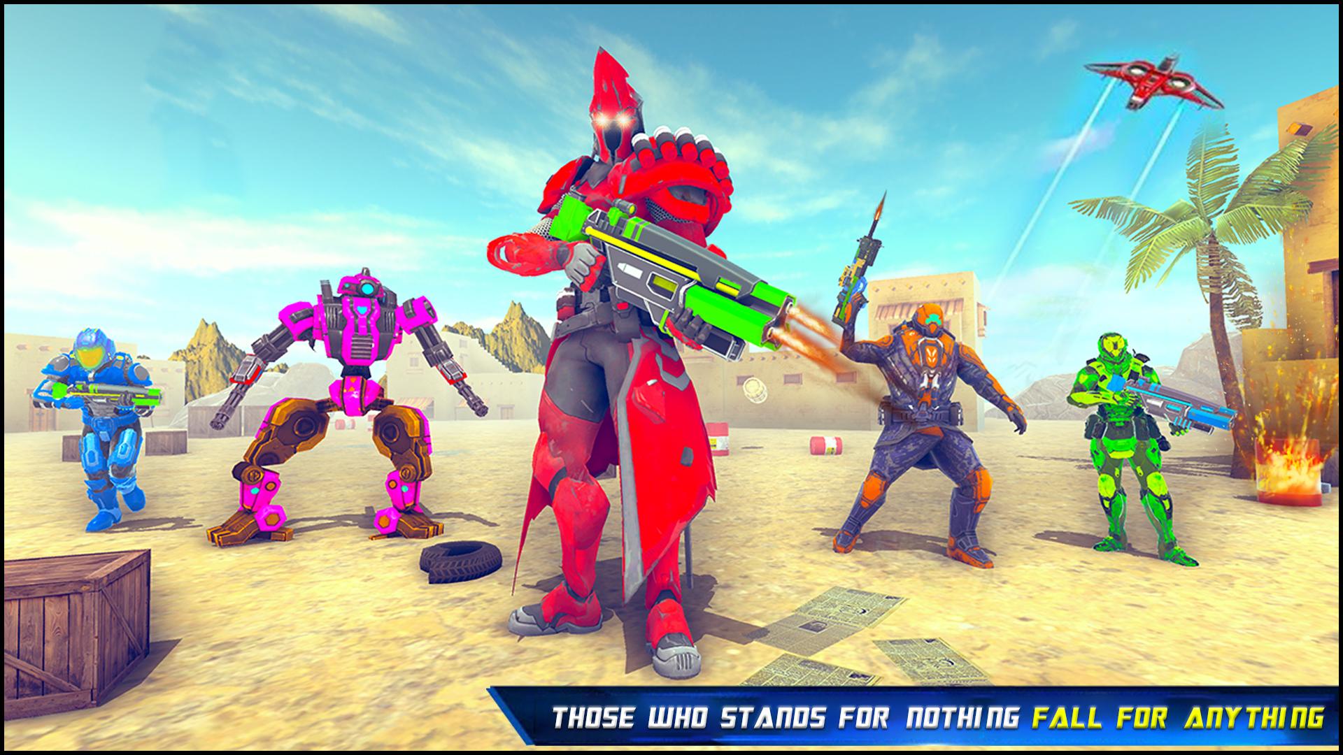 Download Infinity Gun Shoot Robot Games android on PC