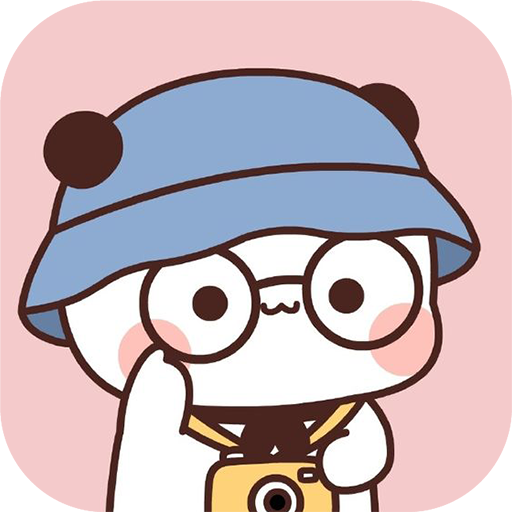 Cute Sticker Panda Gemoy Lucu