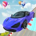 Mega Ramp Stunt Car Racing 3D